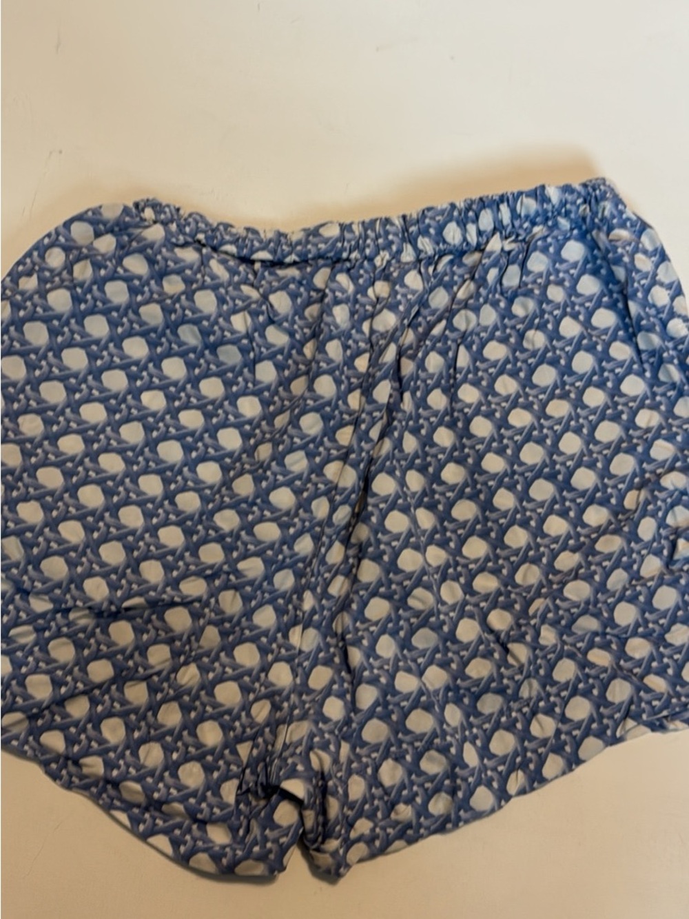 PIYAMA Peta Cornflower Blue Sleep Set - Relaxed Button-Front Pajama Top & Shorts - Picture 9 of 9